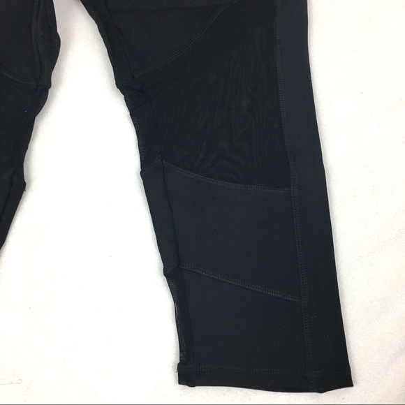 [Electric Yoga]✨NWT✨Black Leggings - Blocked Mesh Capri - Picture 6 of 8